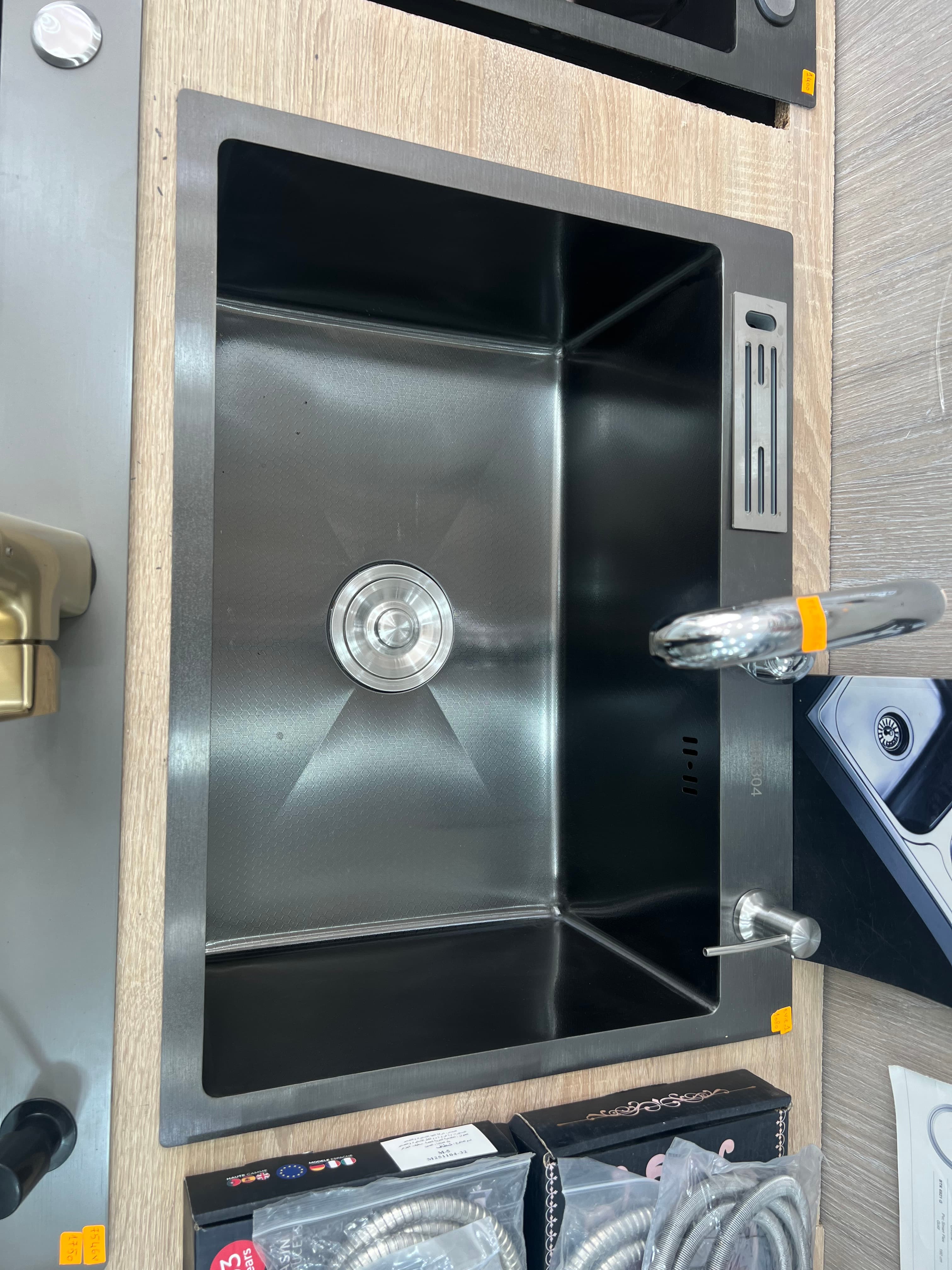 حوض مطبخ SUS304 من INOX – حوض كبير بتصميم احترافي